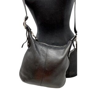 Coach Black Leather Shoulder Bag